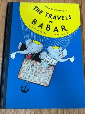 Vintage:  The Travels Of Barbar by Jean De Brunhoff 1962 Edition Hardback
